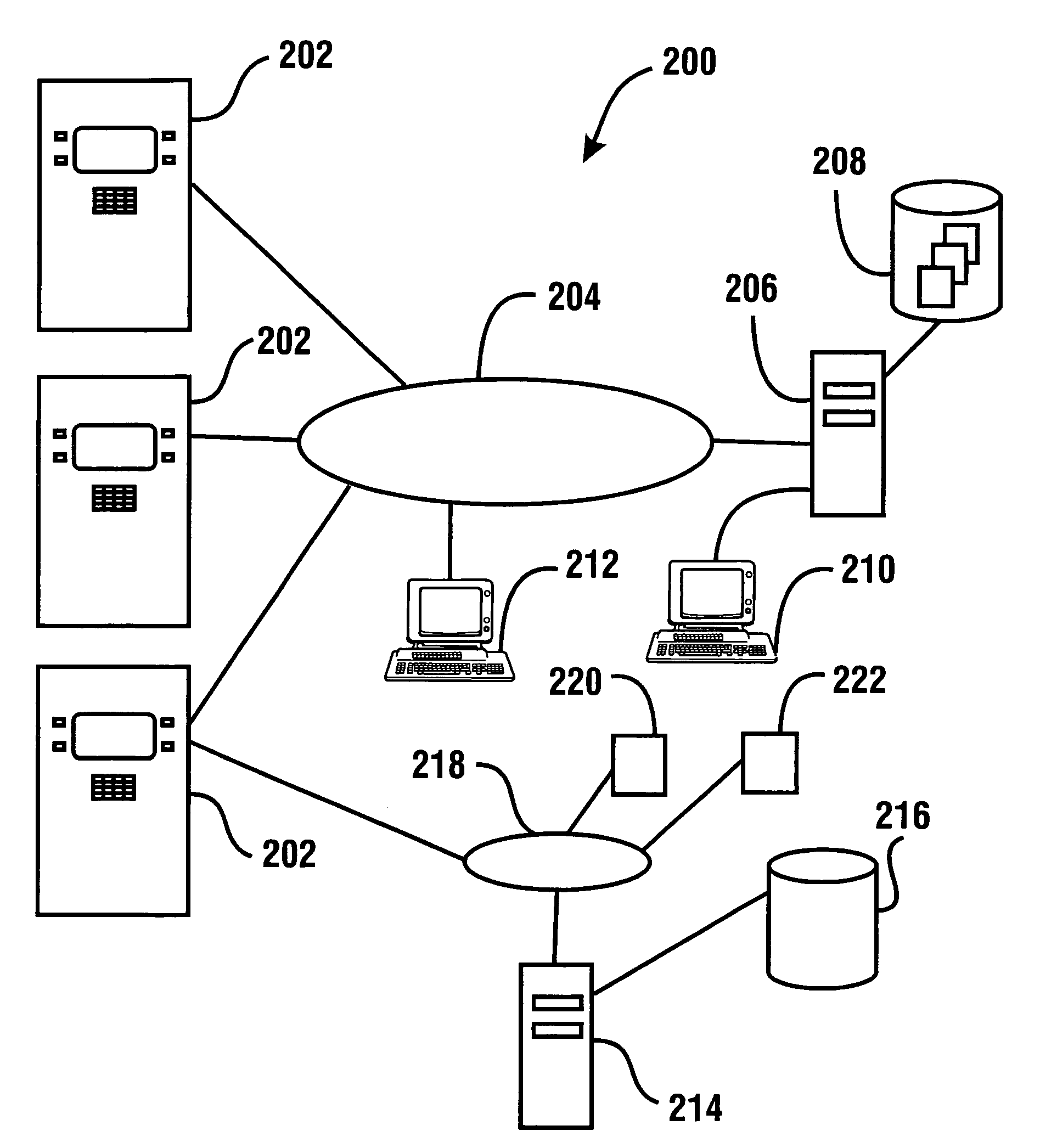 Cash dispensing and check accepting ATM and method