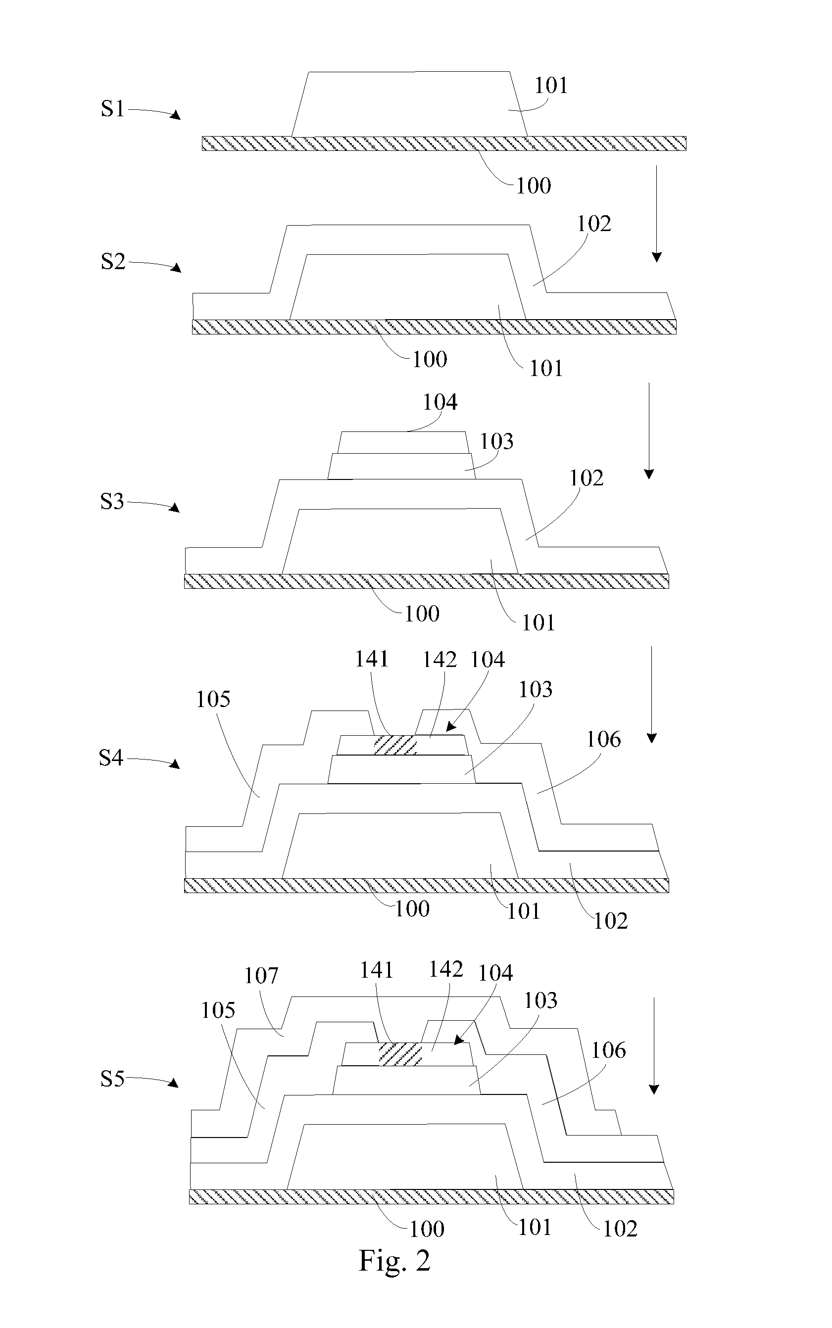 Active-matrix Panel Display Device, TFT and Method for Forming the Same