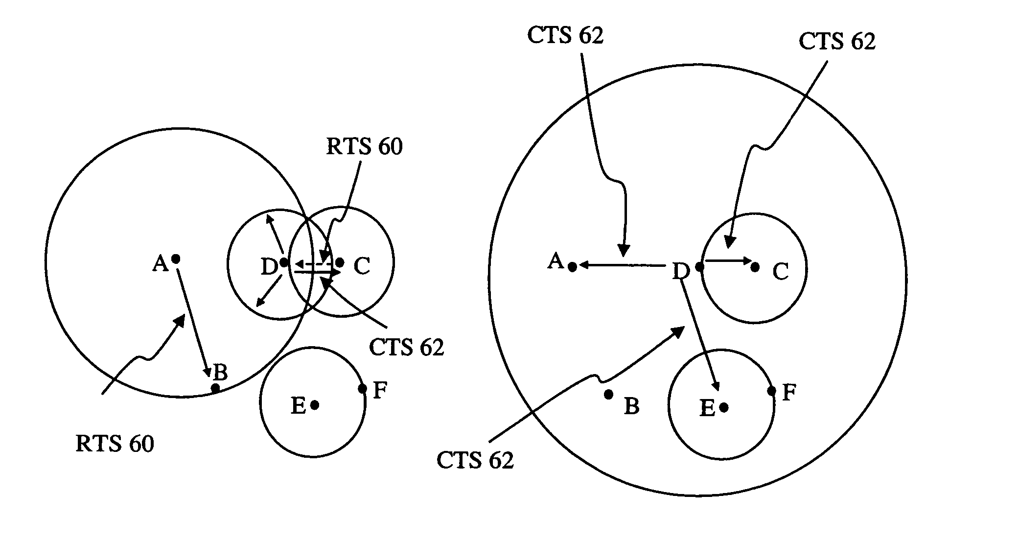 Method of interference management for interference/collision avoidance and spatial reuse enhancement
