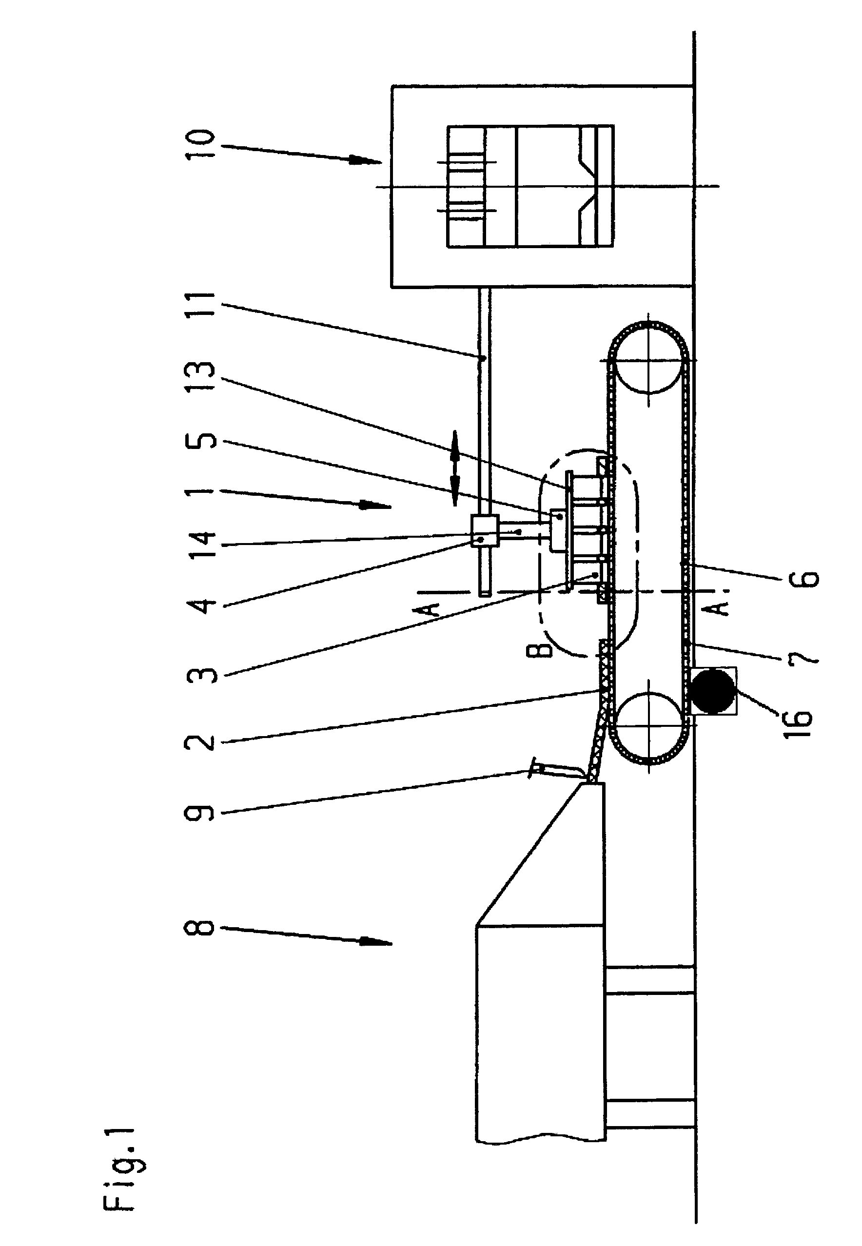 Method and apparatus for picking up a plastic product