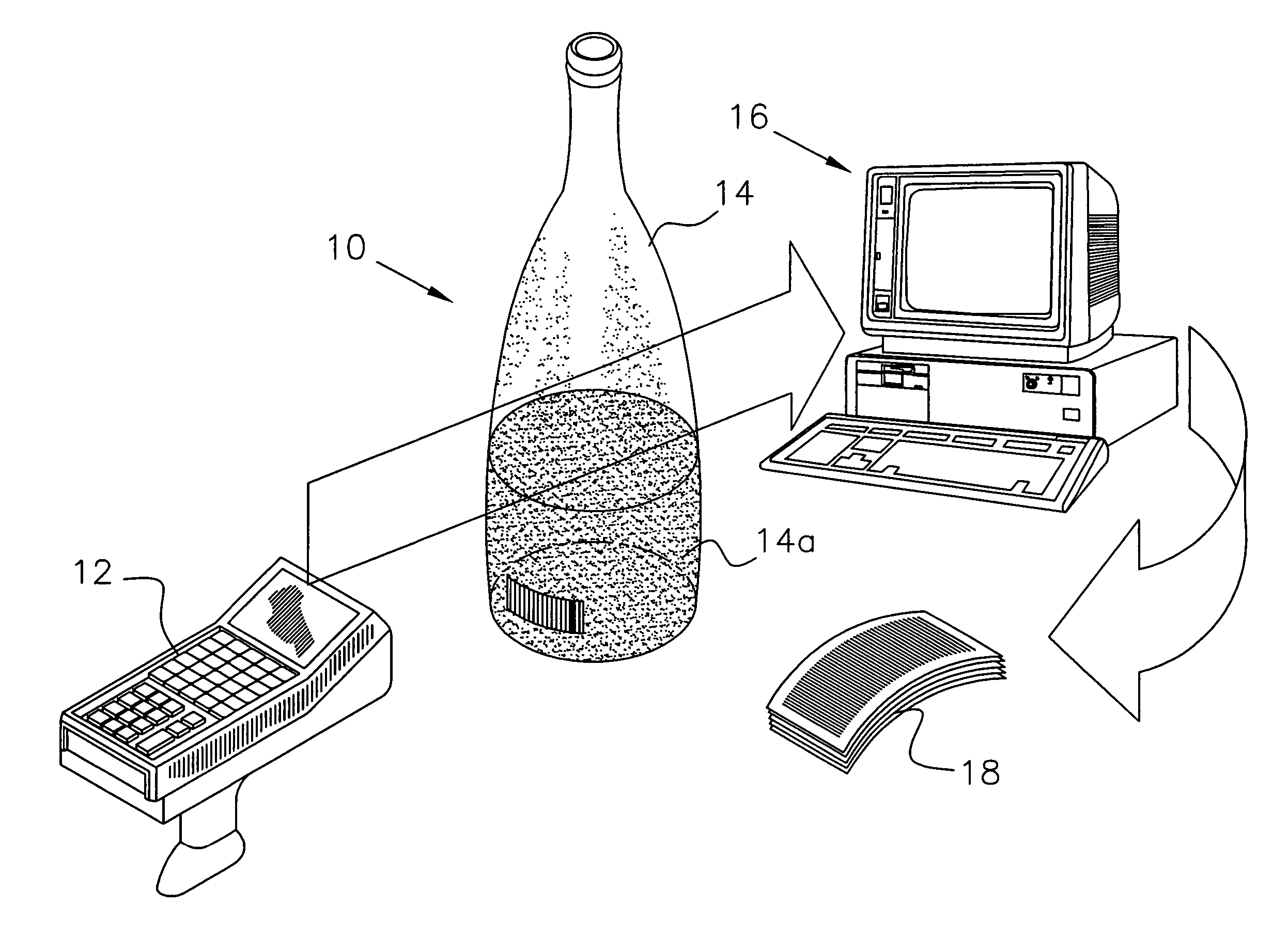 Process for auditing an alcohol beverage inventory