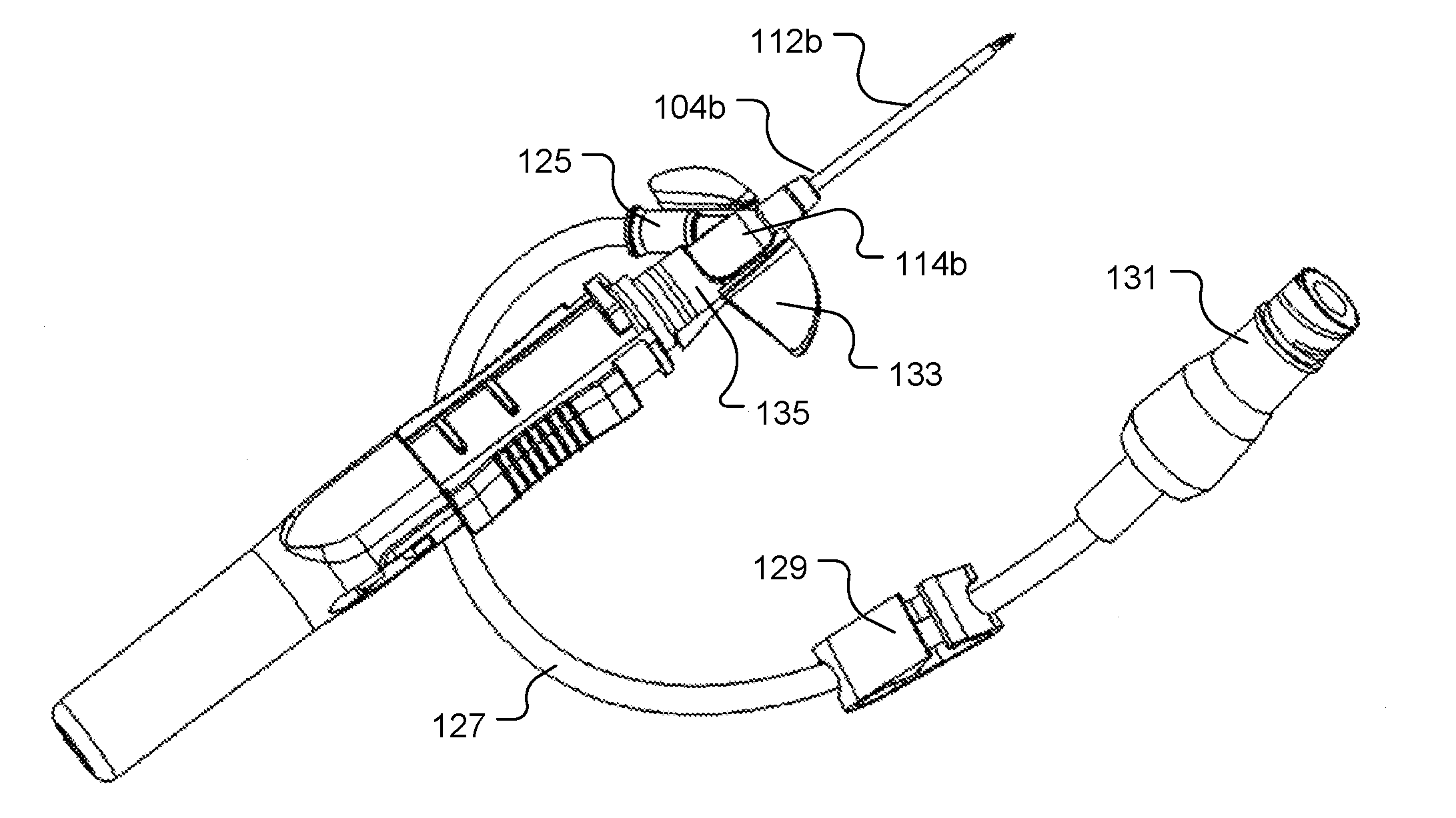 Releaseable catheter hub retainer