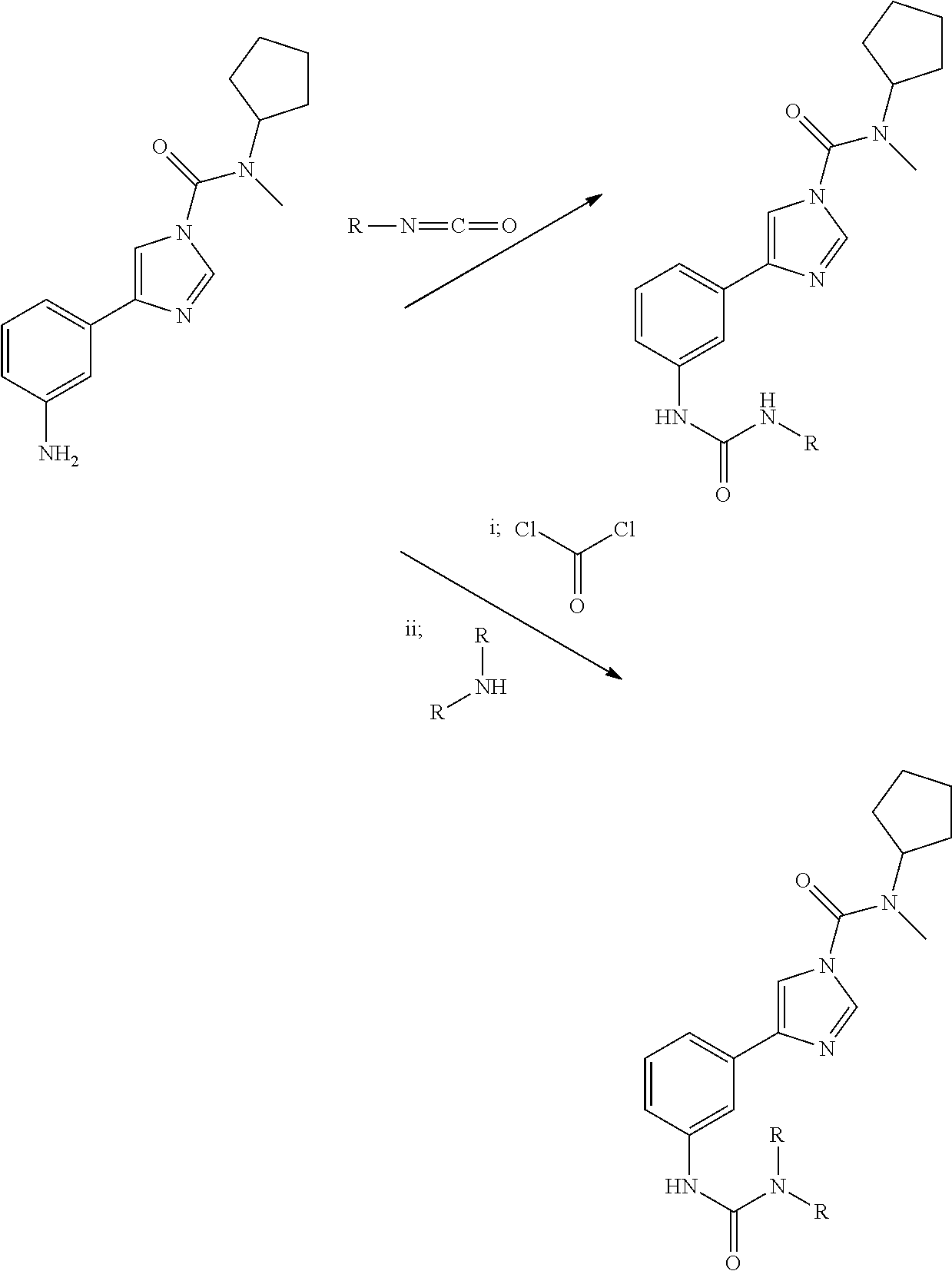 Urea compounds and their use as enzyme inhibitors