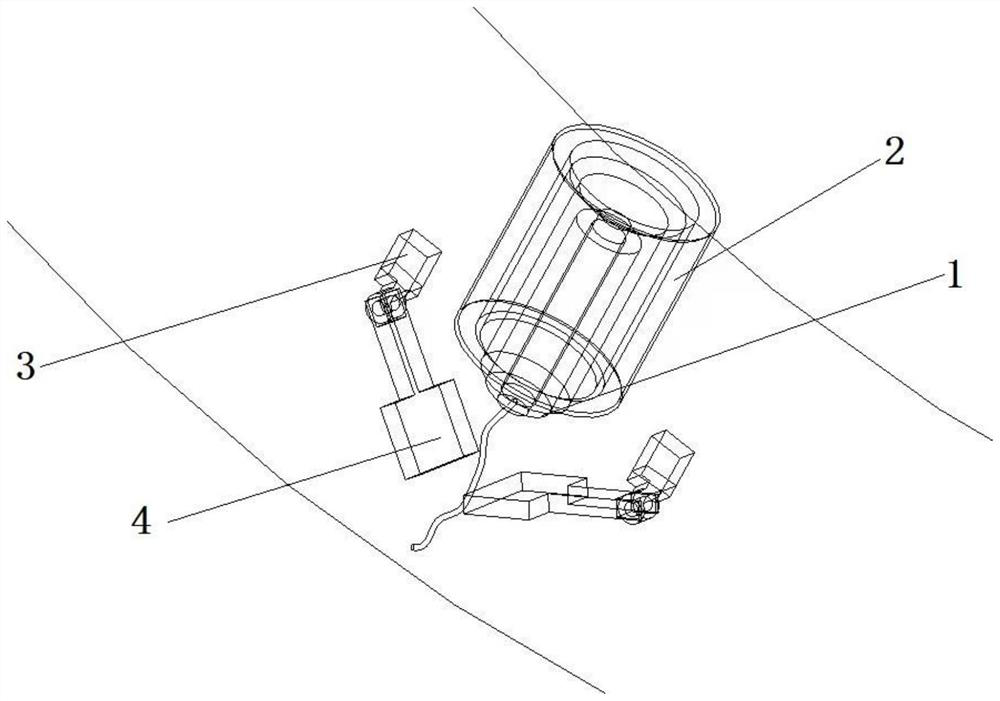 Underwater wireless charging system suitable for electric ship