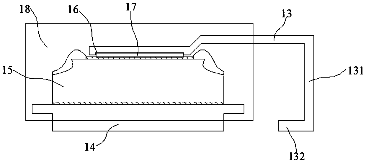 Surface mounted TVS device