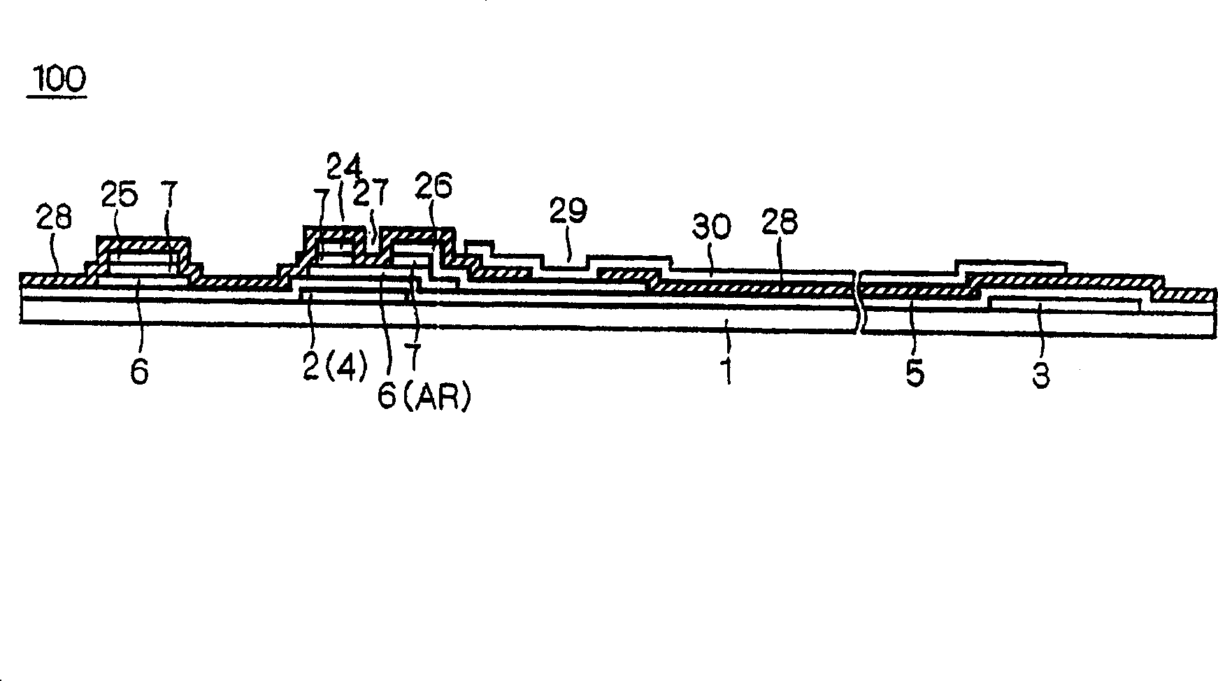 Electro-optical display device and method for manufacturing same