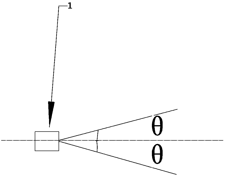 Device for coupling large-divergence angle laser into single-mode fiber and method