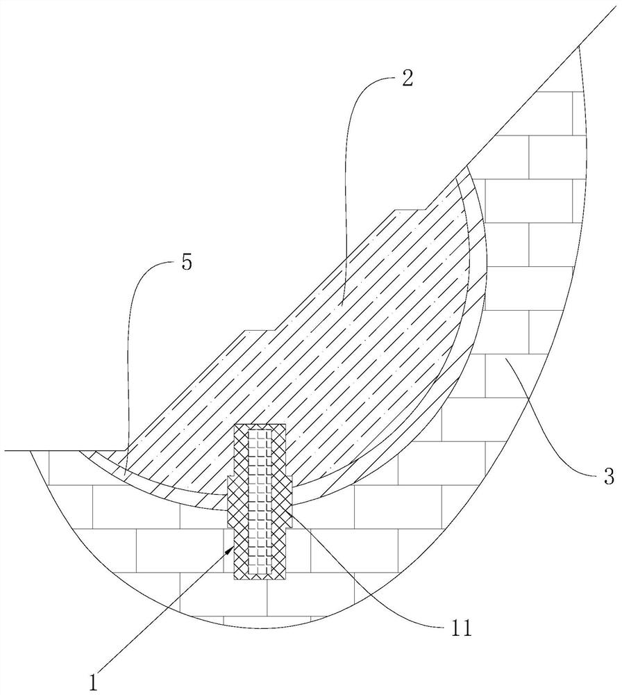 A construction method for anti-sliding walls of rigid variable cross-section high-pressure rotary grouting piles