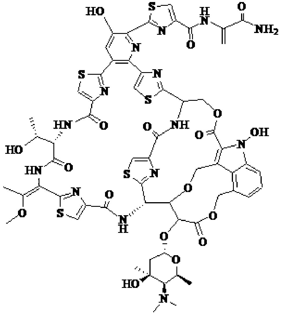 Method for separating and purifying thiopeptide antibiotic nocathiacin I through reversed-phase column