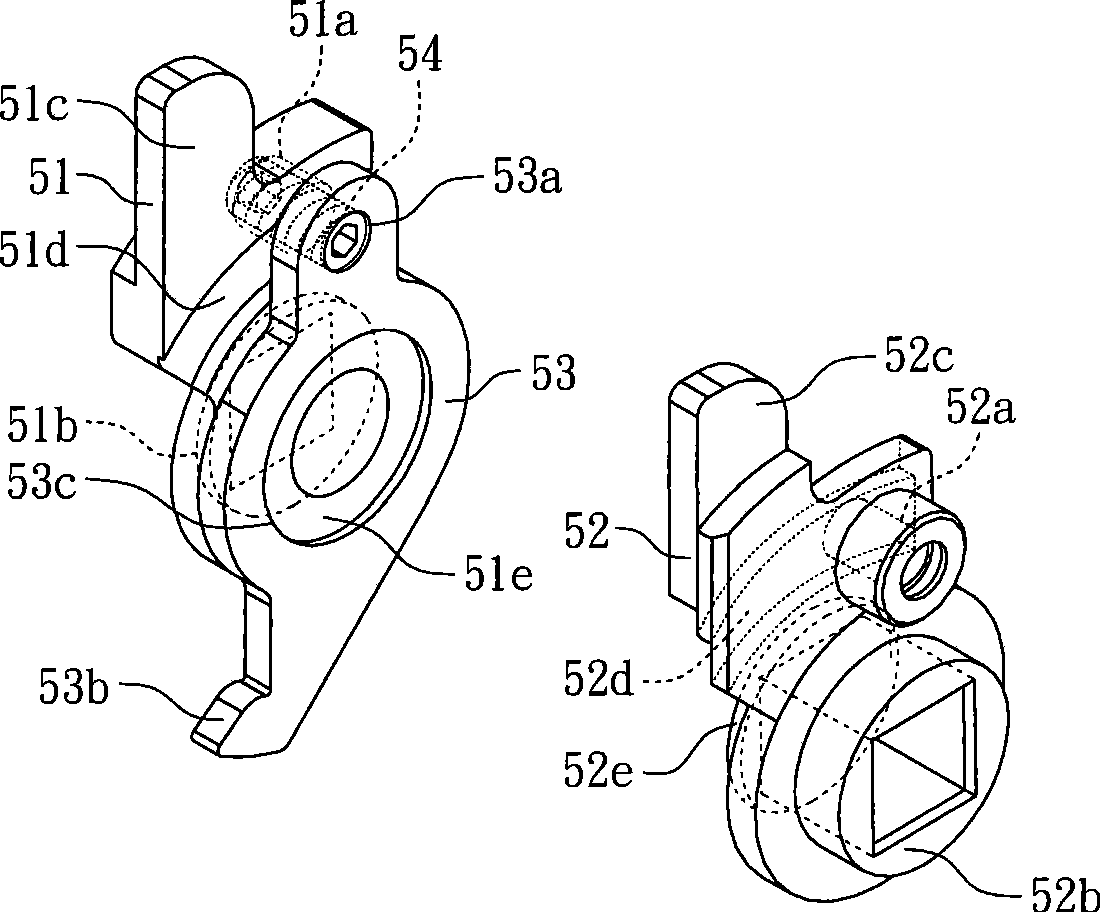 Door lock bolt structure