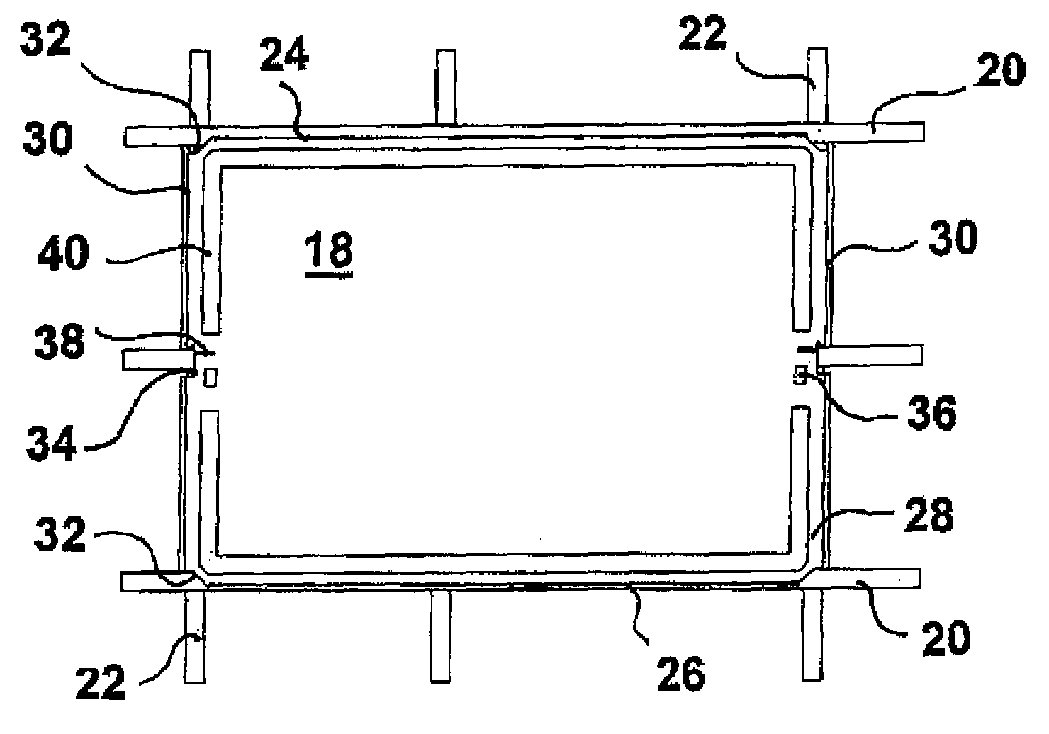 Identification plate for pallet container, and method of attaching an identification plate to a pallet container