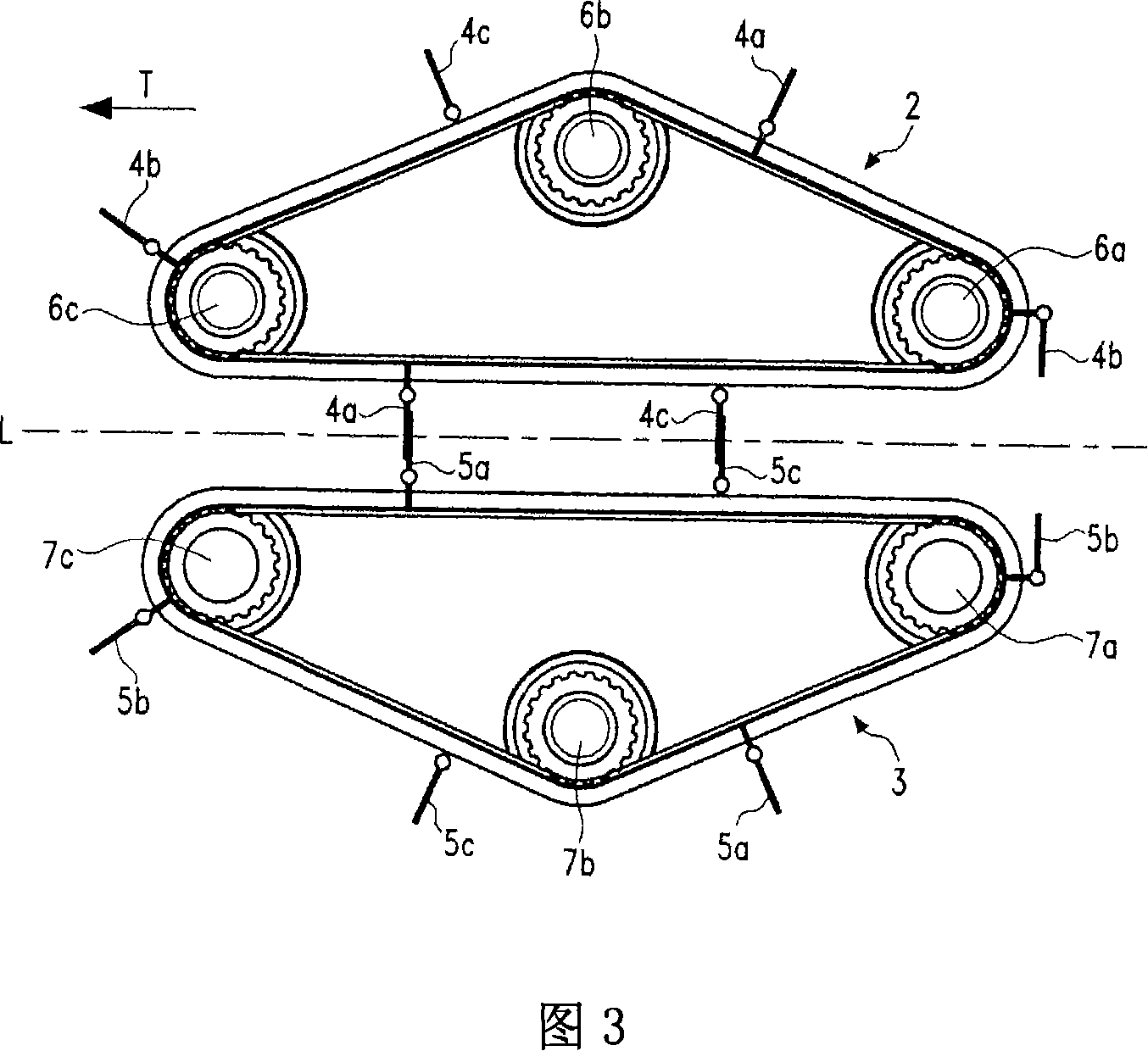 Apparatus and method for dividing a stuffed sausage skein