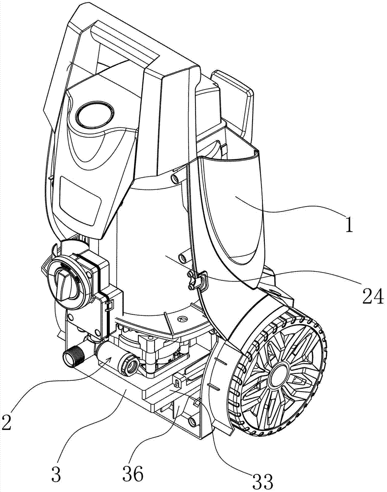 Improved high-pressure cleaning machine