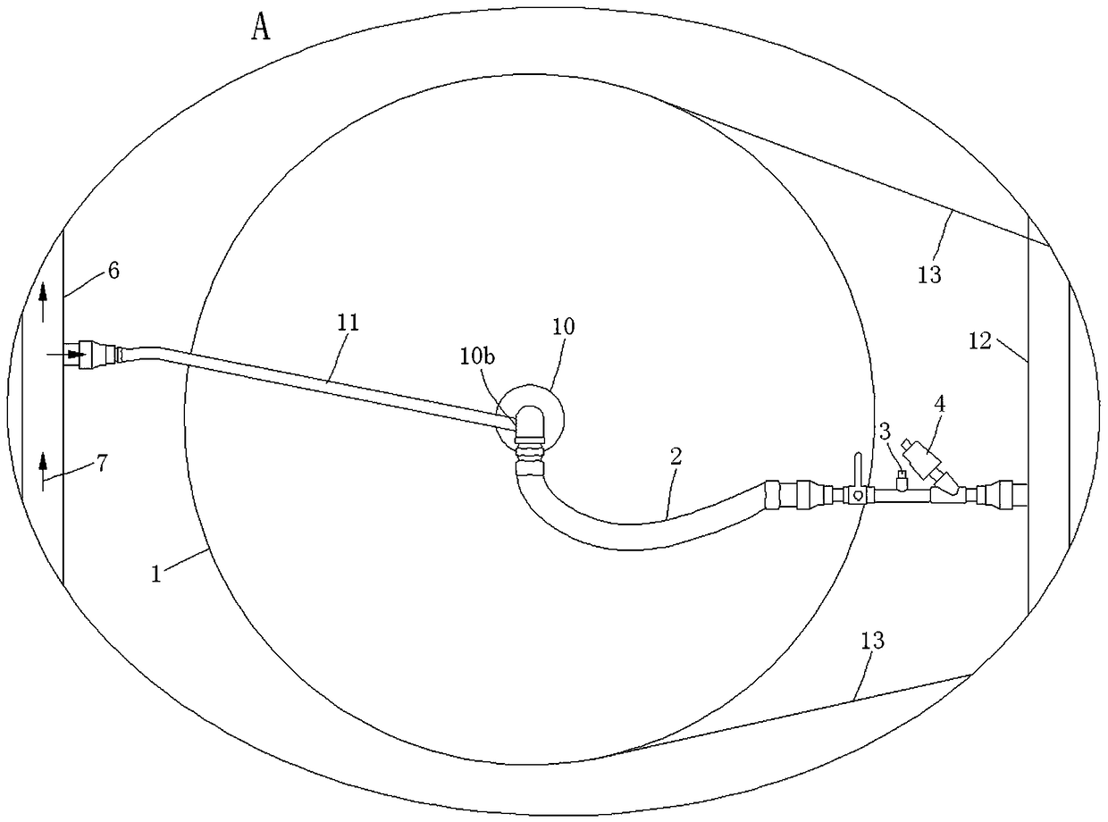 Intelligent electronically controlled drainage method and device for steam drying cylinders