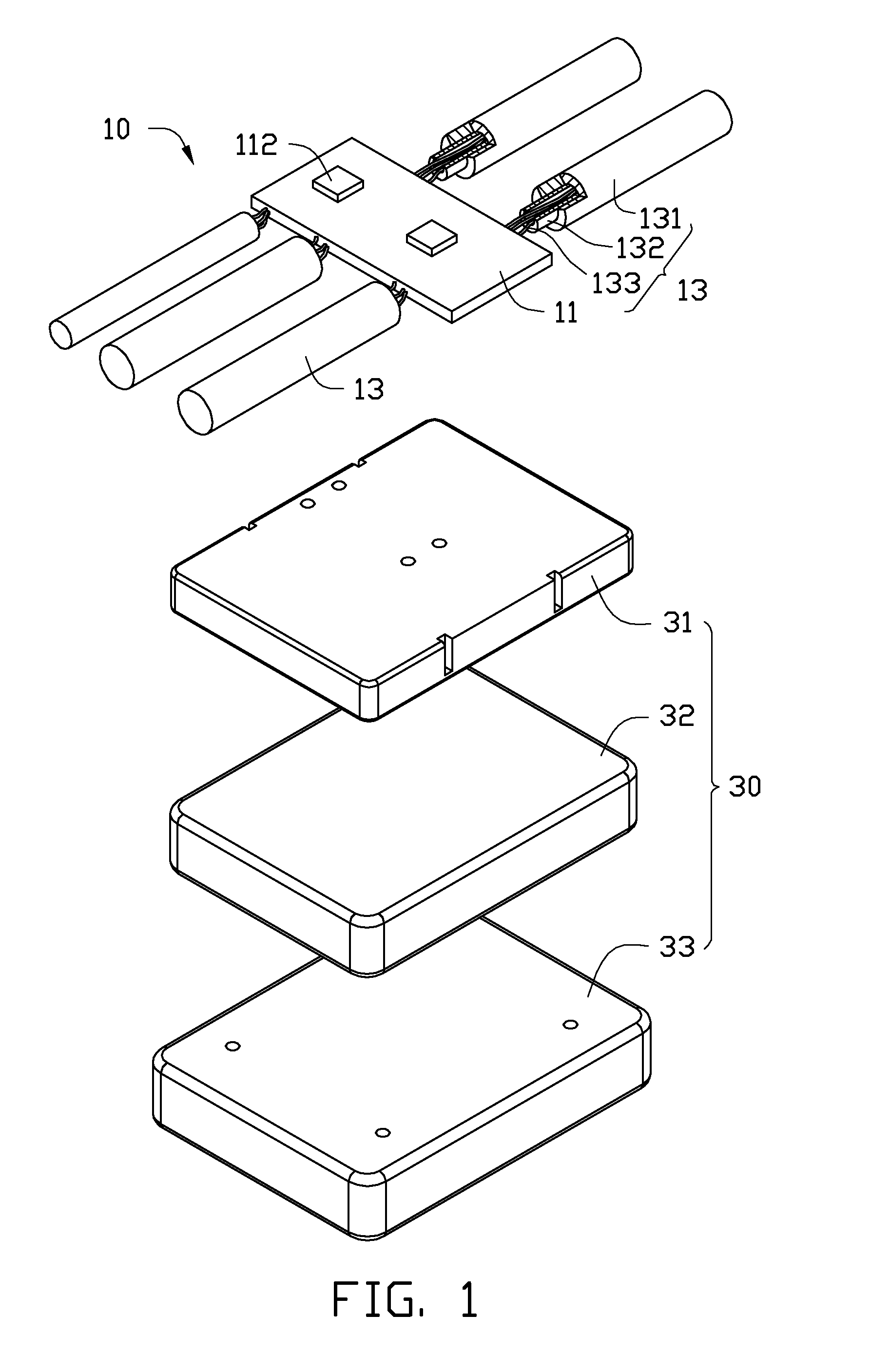 Connector with shielding device and method for manufacuring connector