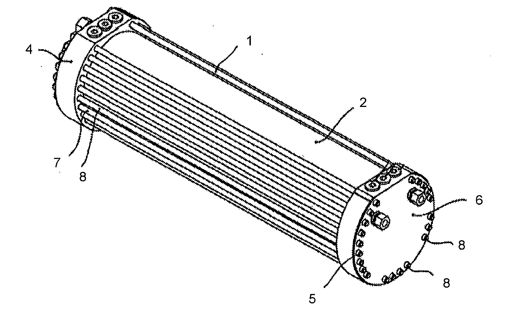 Shell and tube heat exchanger with improved Anti-fouling properties
