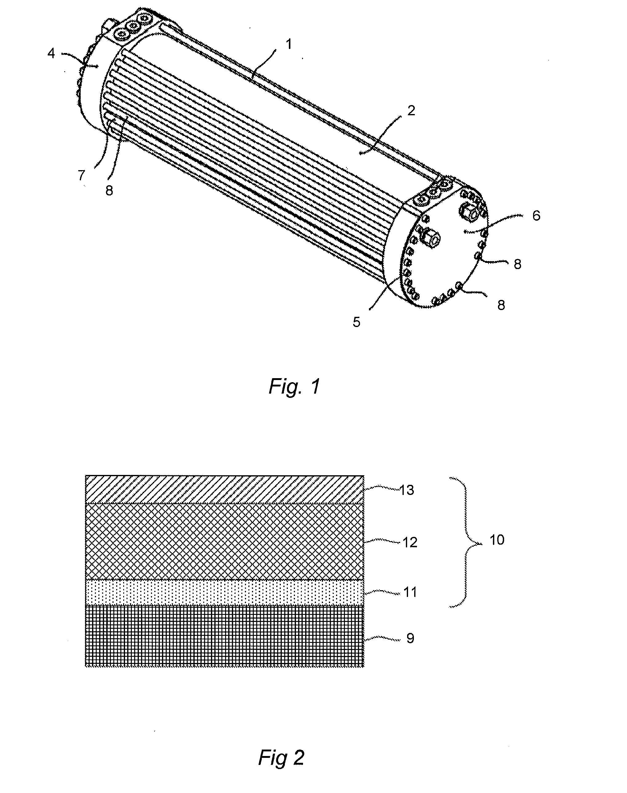 Shell and tube heat exchanger with improved Anti-fouling properties