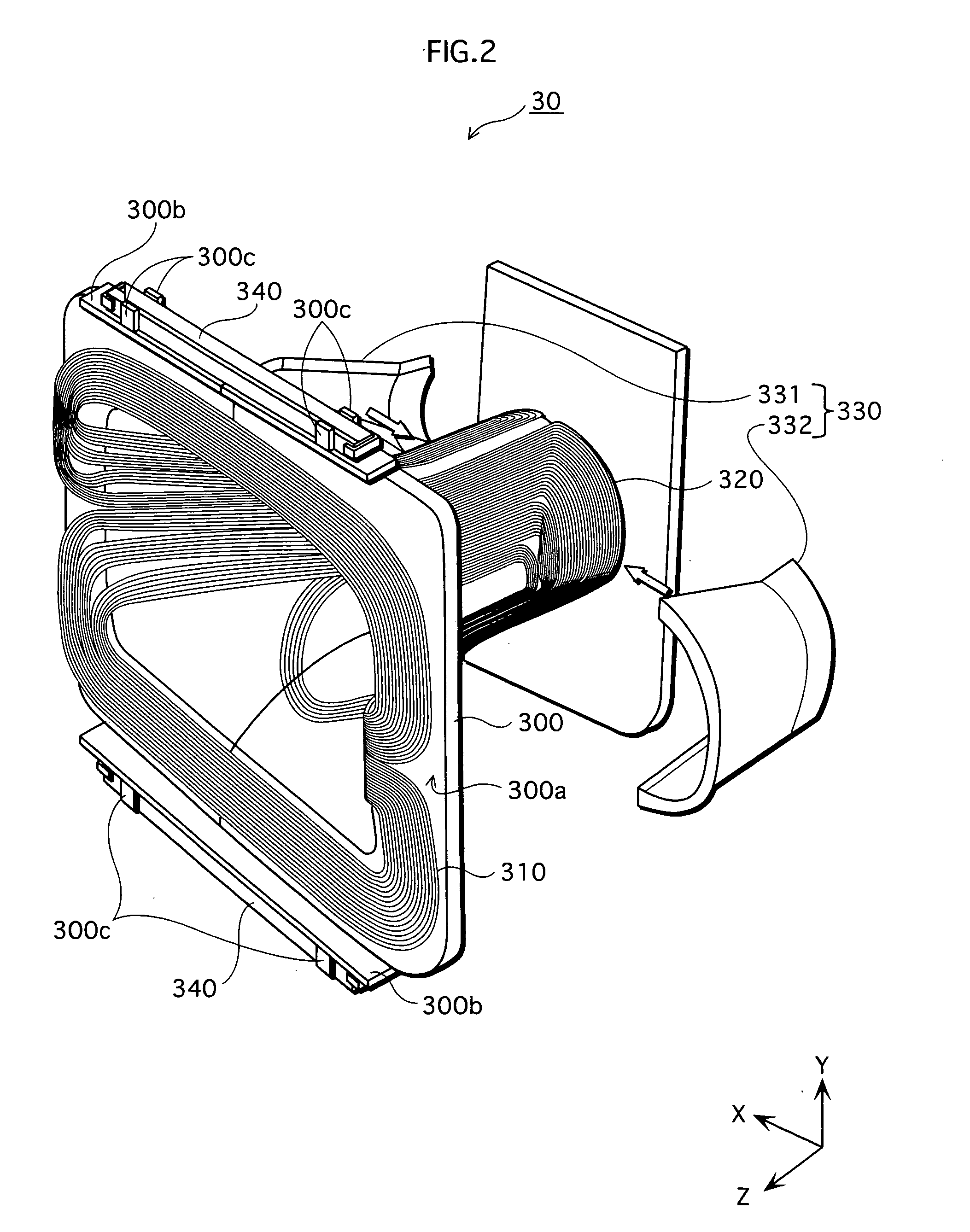 Deflection yoke and cathode ray tube unit