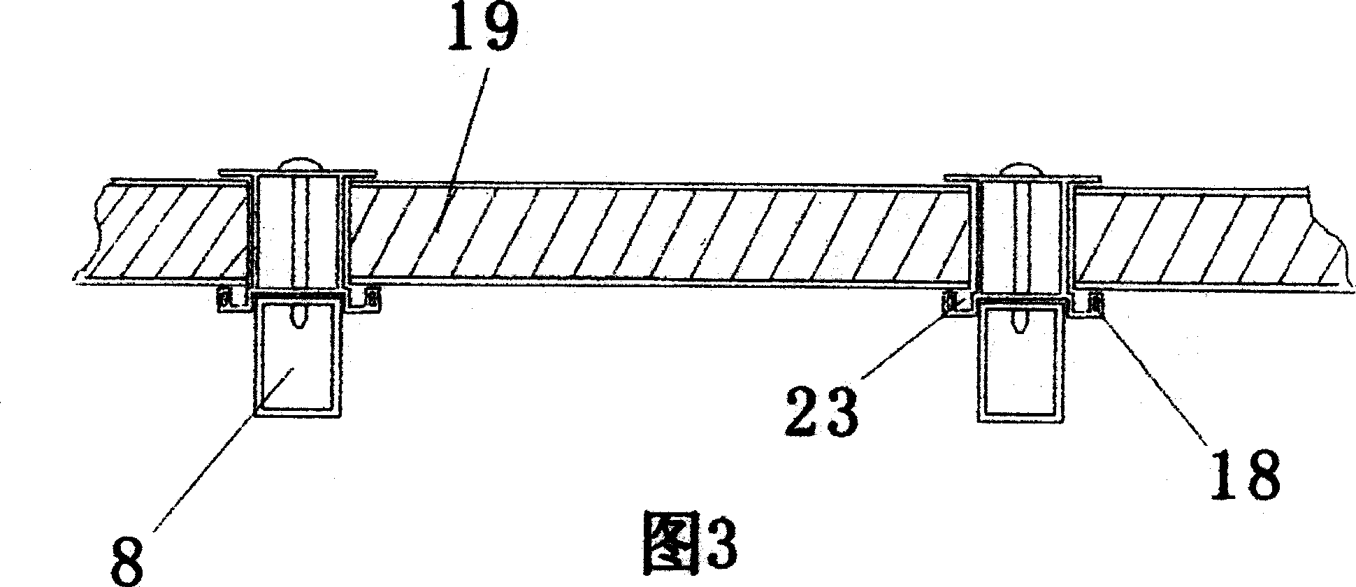 One layer combined type light steel structure house and installation method thereof