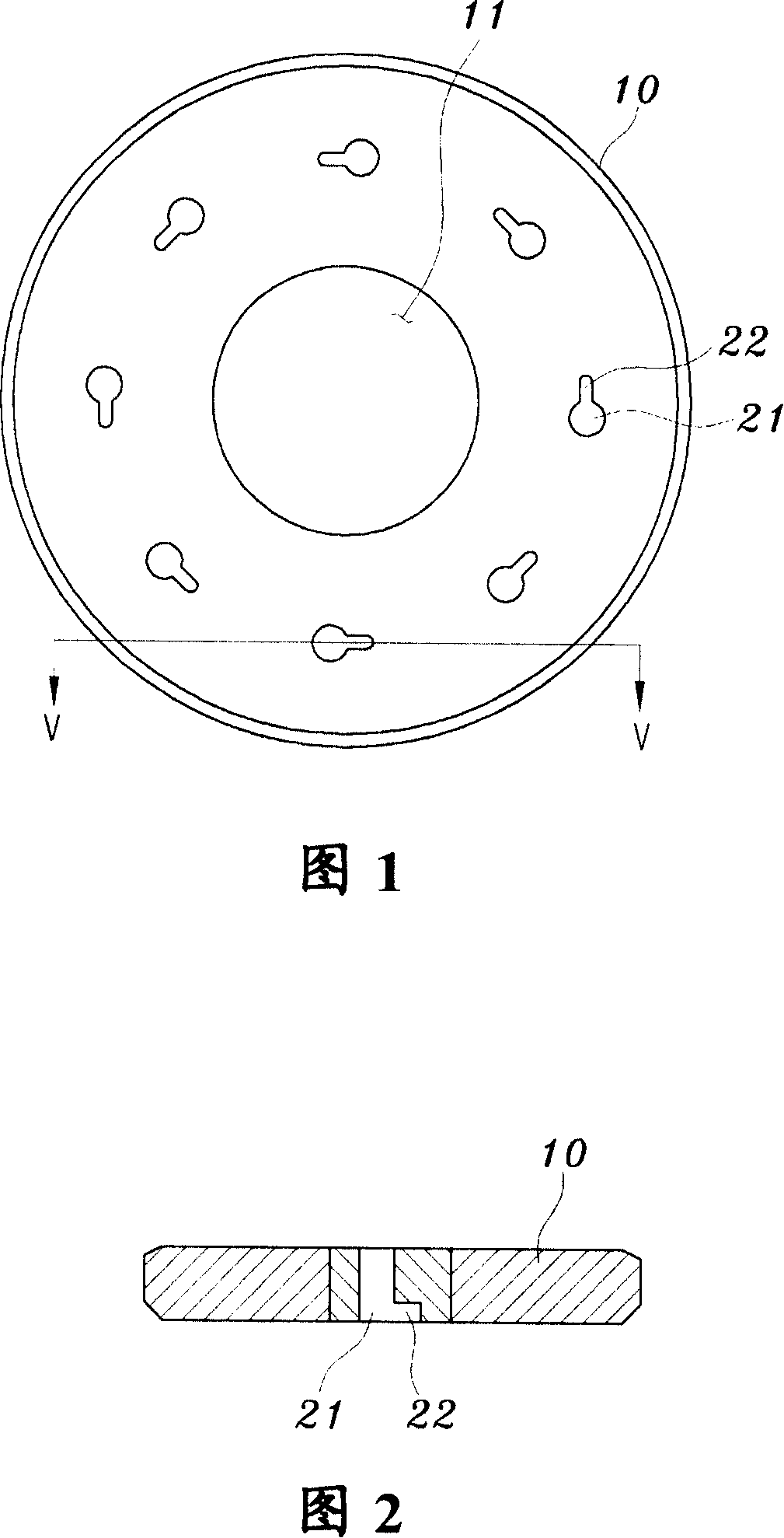 Flange fabrication method for hollow concrete pile