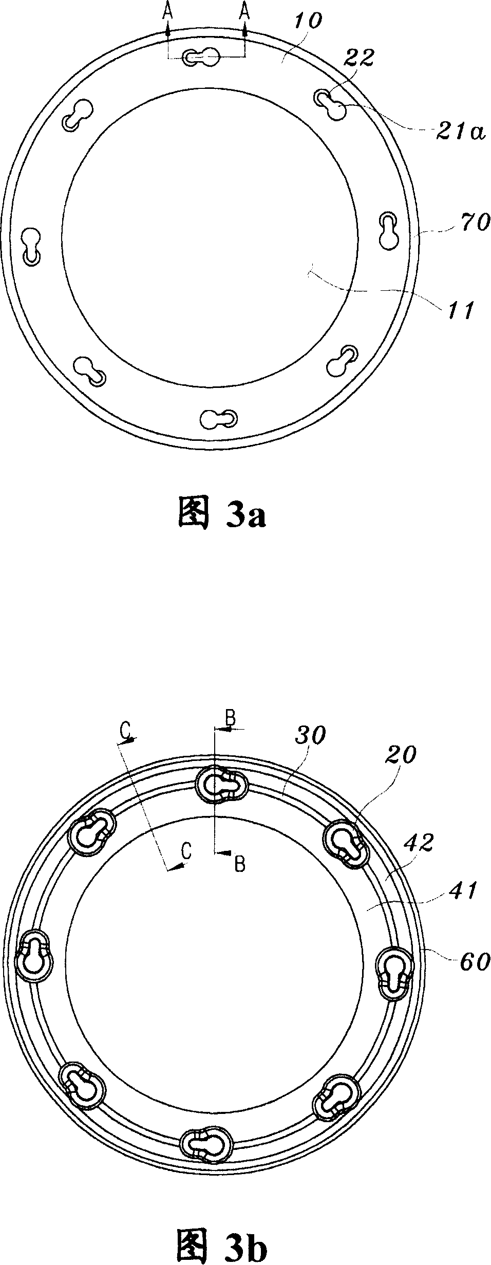 Flange fabrication method for hollow concrete pile