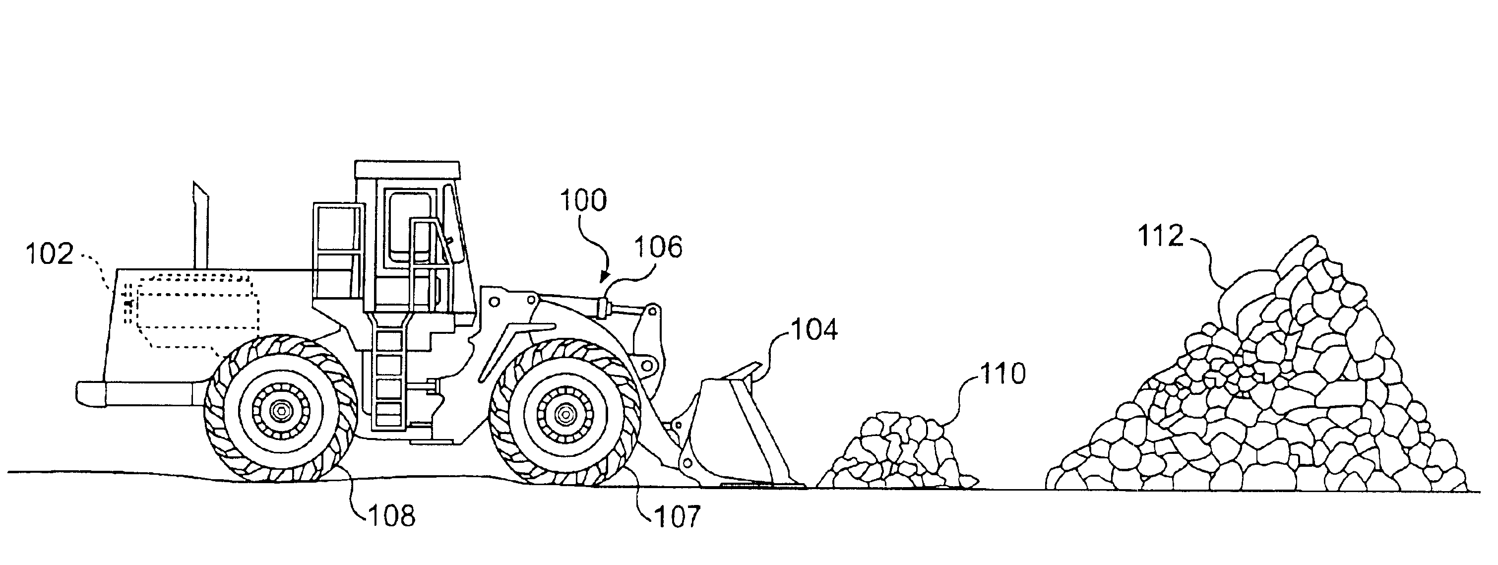 Method and system for automatic bucket loading
