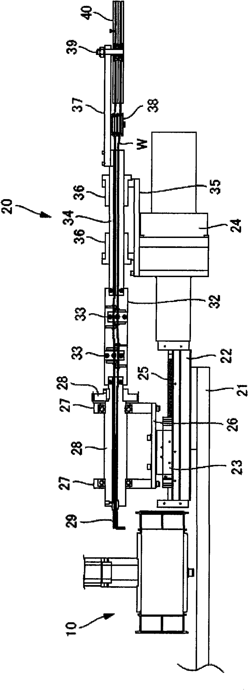 Method for parallel winding of outer rotor via stator iron core and winding device thereof