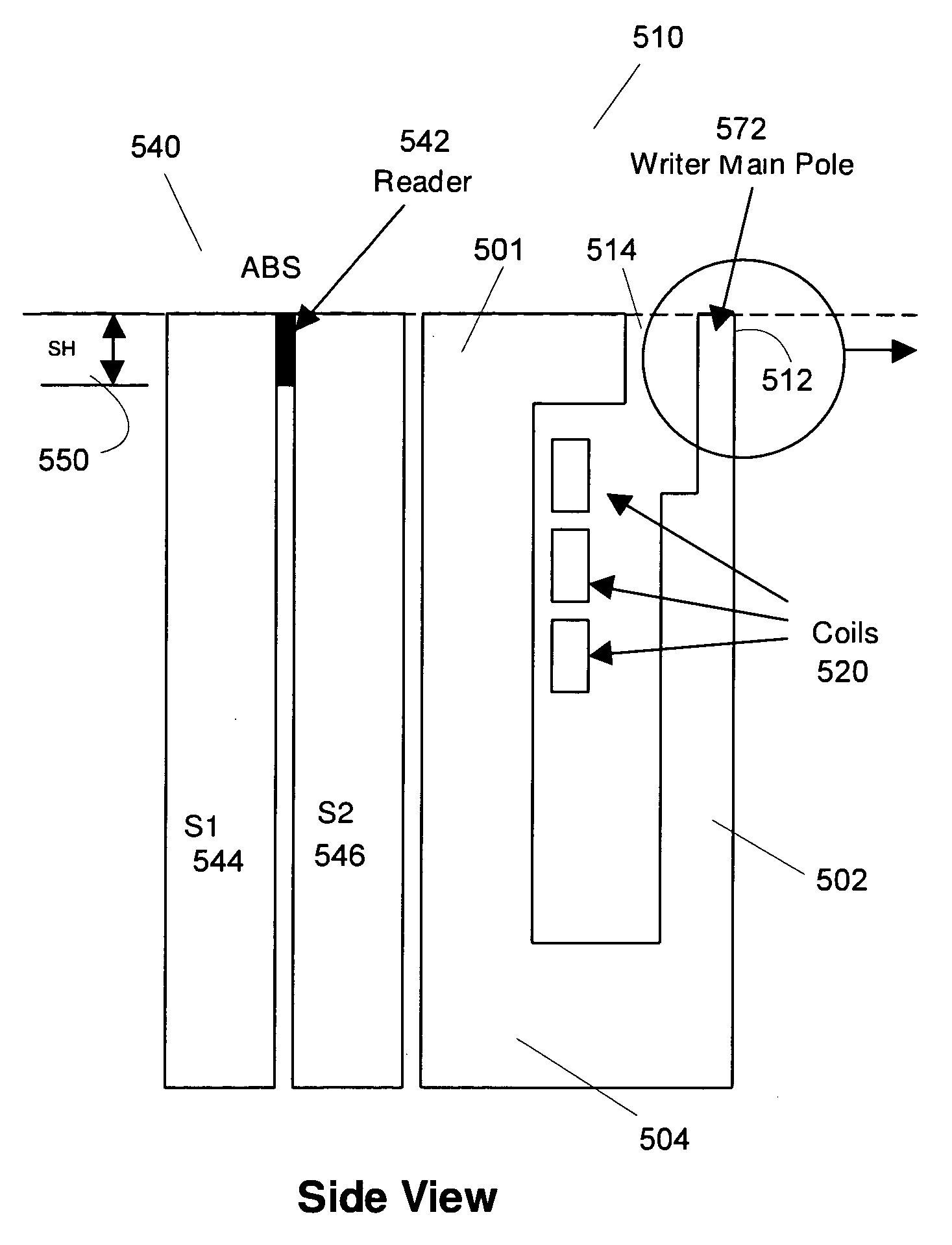 Lapping method and station to achieve tight dimension controls for both read and write elements of magnetic recording heads and magnetic storage device formed thereby