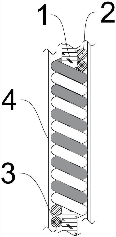 Preparation method of natural degradable covering yarn