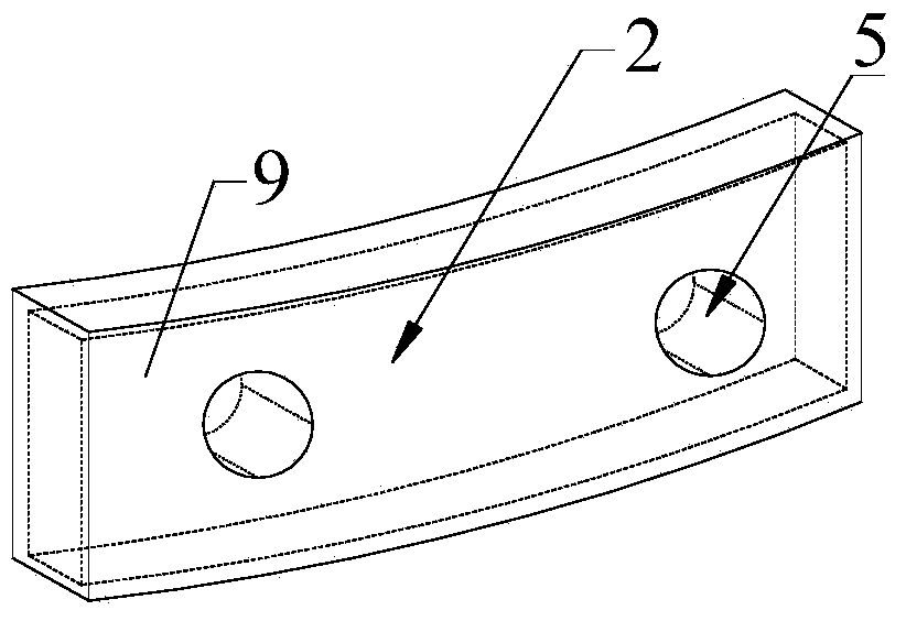 Energy-consuming-type rotatable ship collision preventing device with fin plates