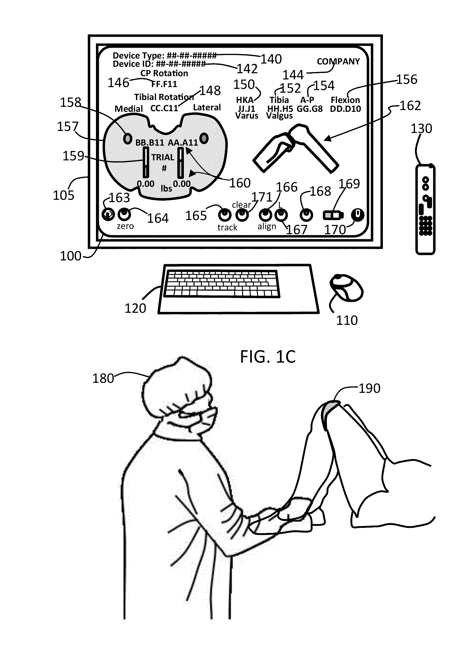 System and method for measuring muscular-skeletal alignment to a mechanical axis