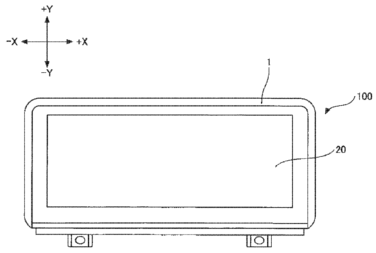 Display device and method of assembling it