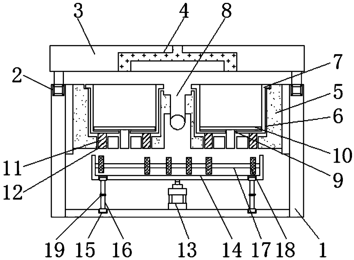 Injection mold for automobile lamp production