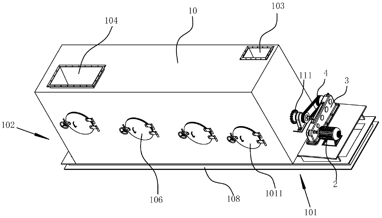 Sludge drying and reducing device and method