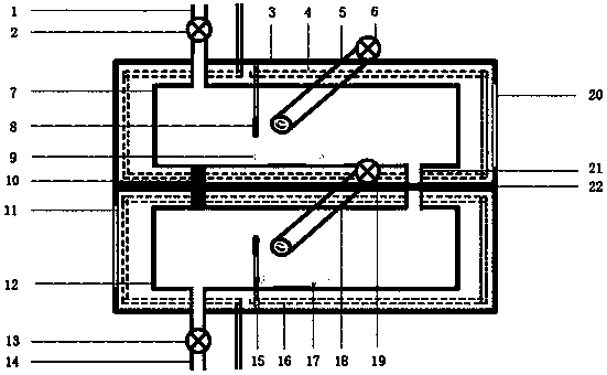 Cascaded container and method for pre-polarizing magnetic resonance contrast agent