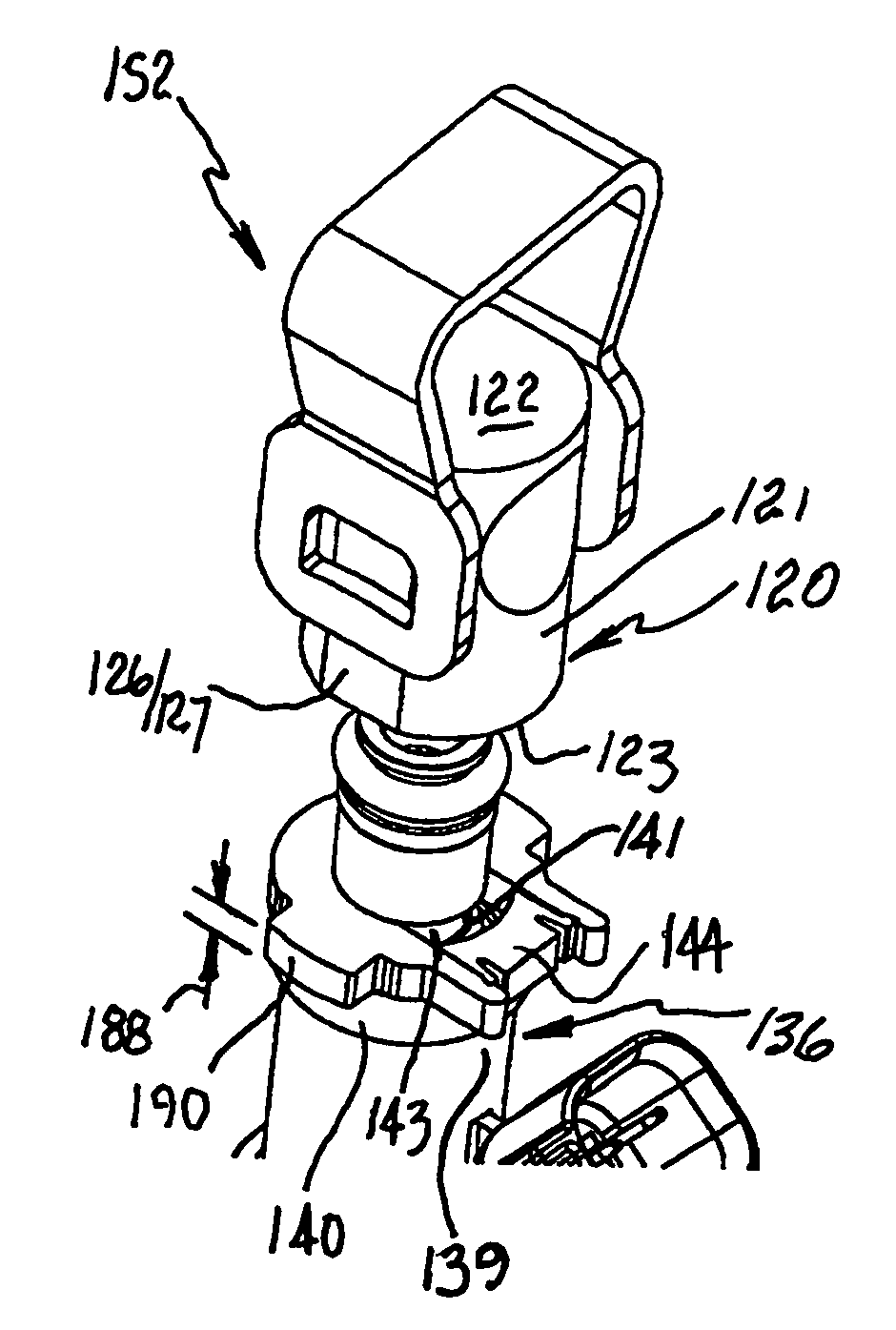 Top mounting fuel injector clip