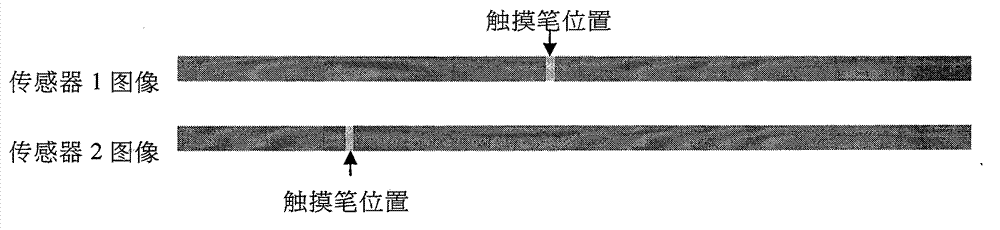 Surface positioning device and method based on linear image sensors