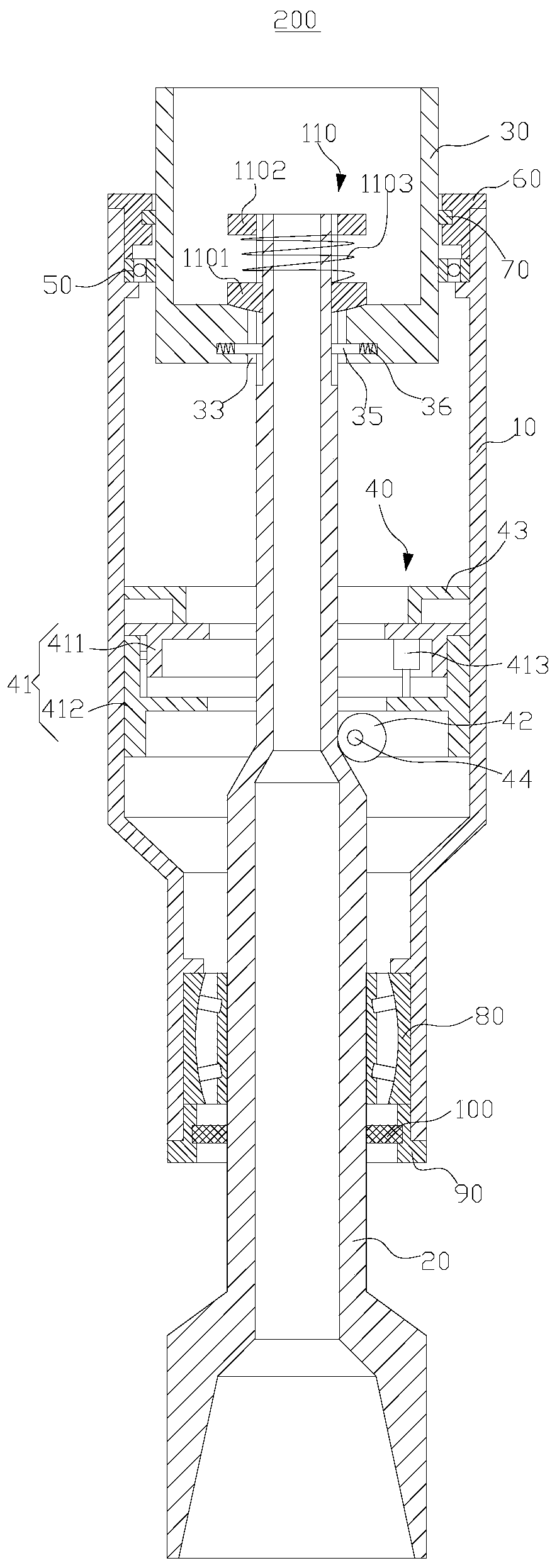 Drilling steering tool and drilling system