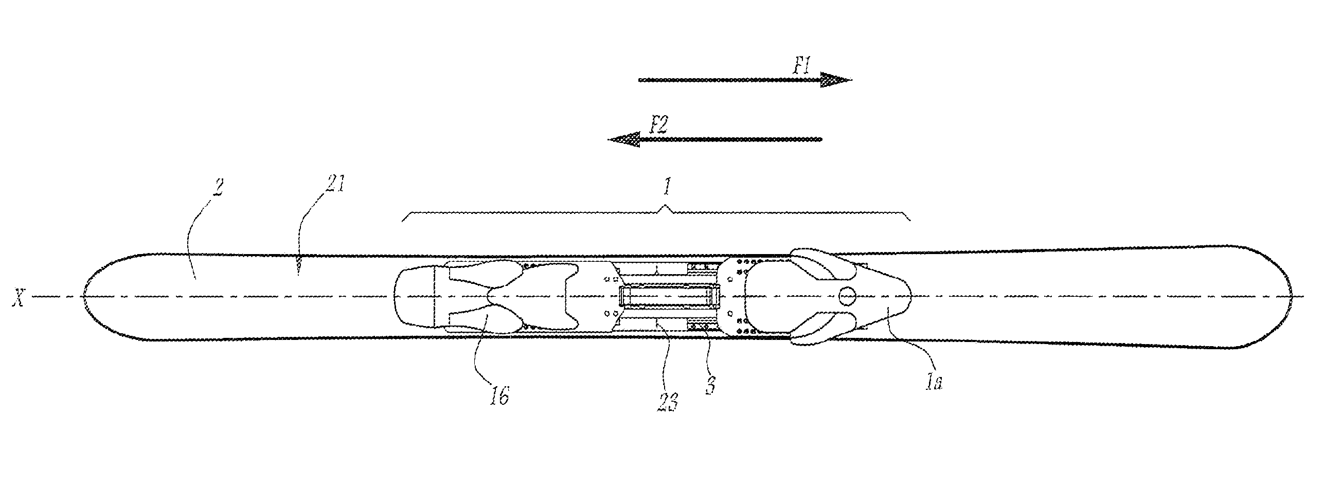 Binding for a boot on a gliding board and a gliding board equipped with such binding