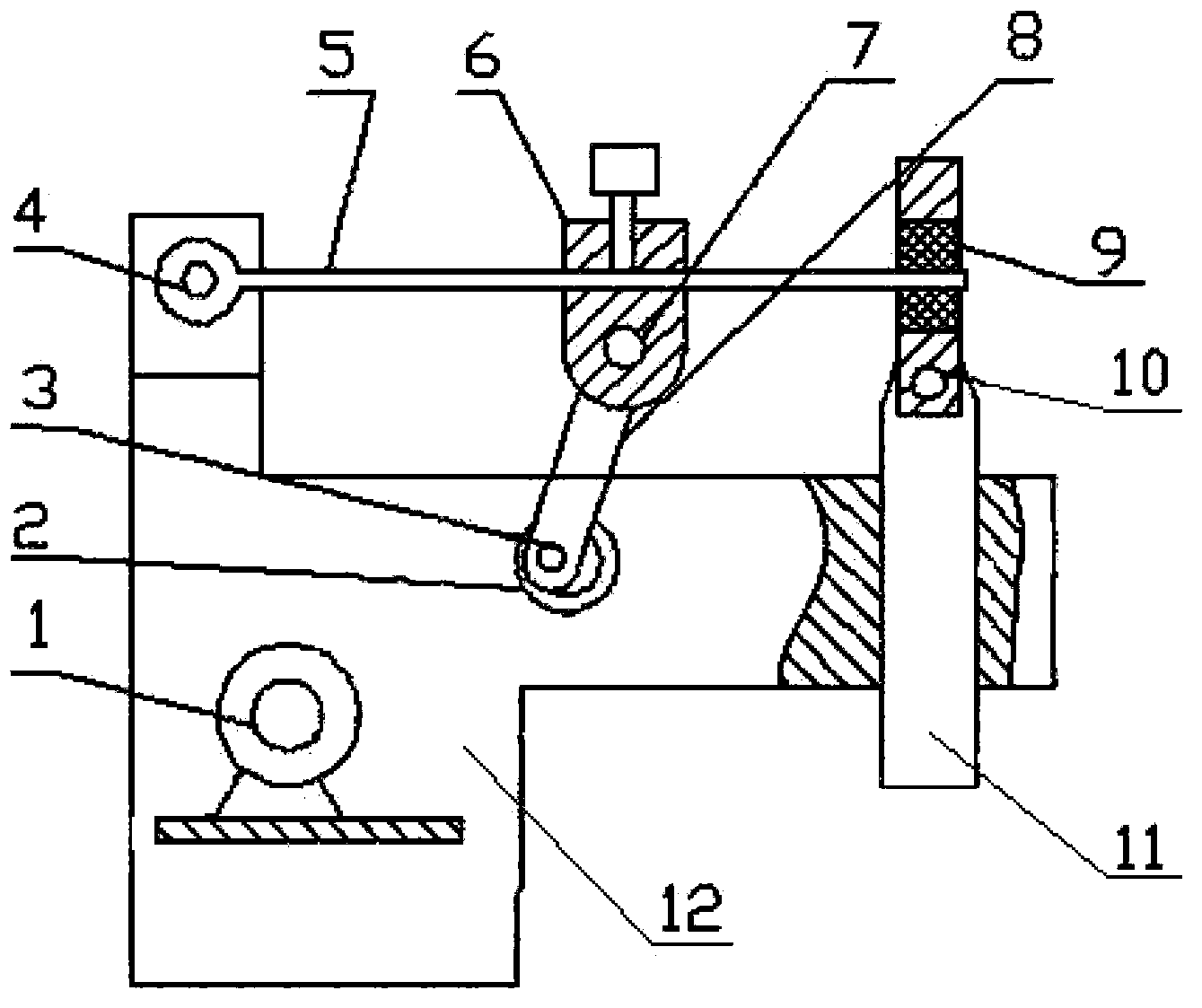 Adjustable press combining frame mechanism