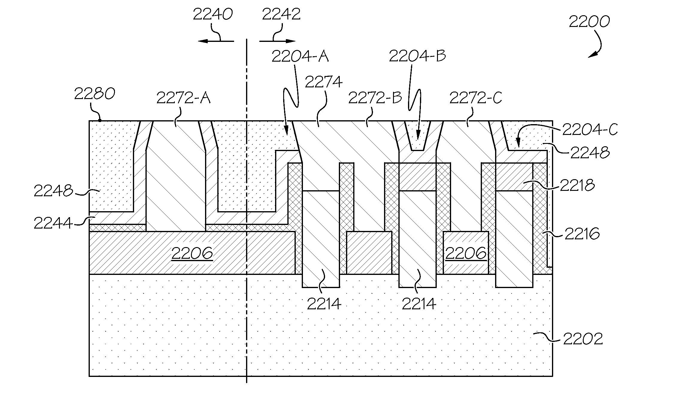 Self-aligned gate contact formation