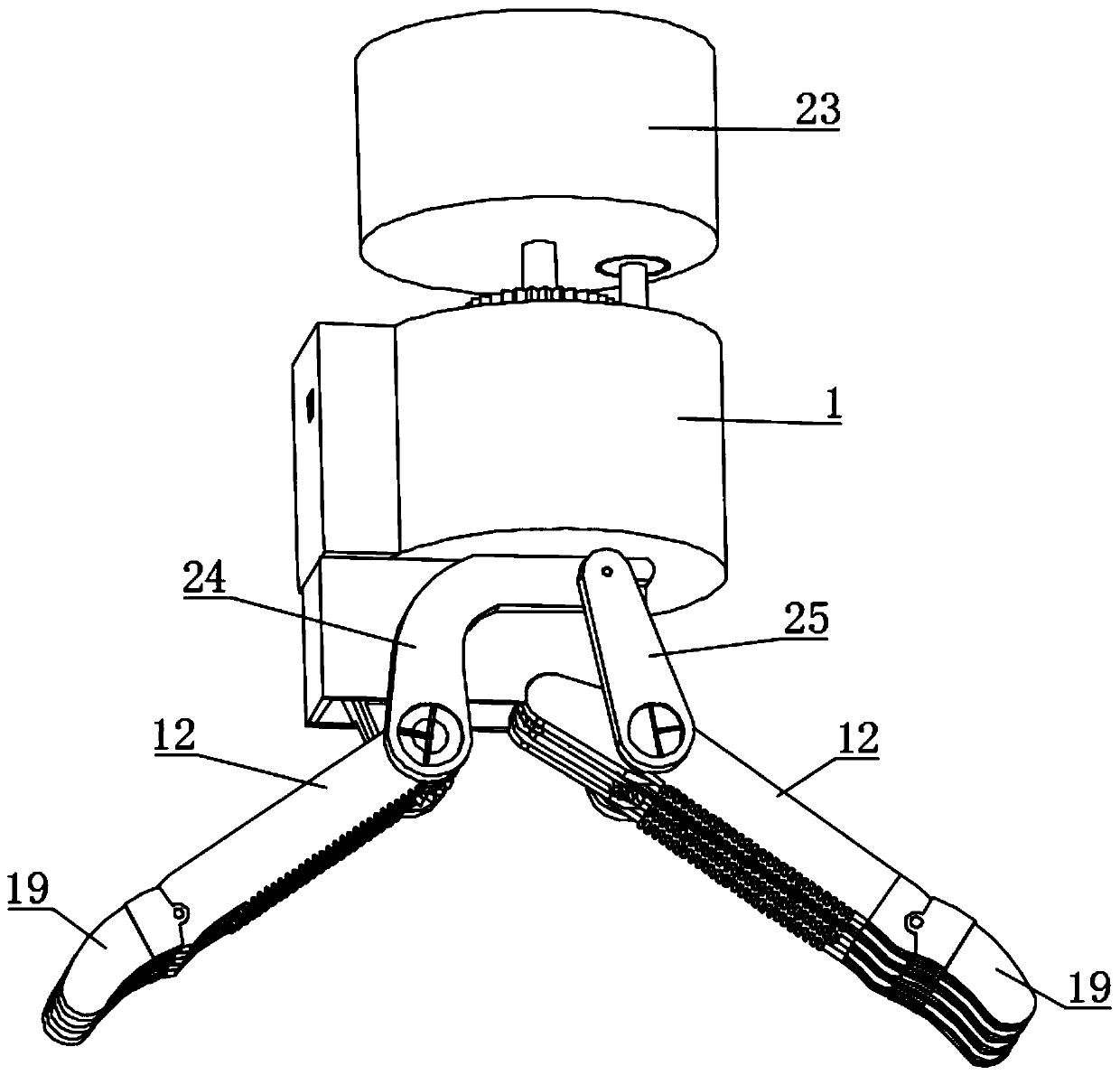 Novel grabbing and gripping type manipulator