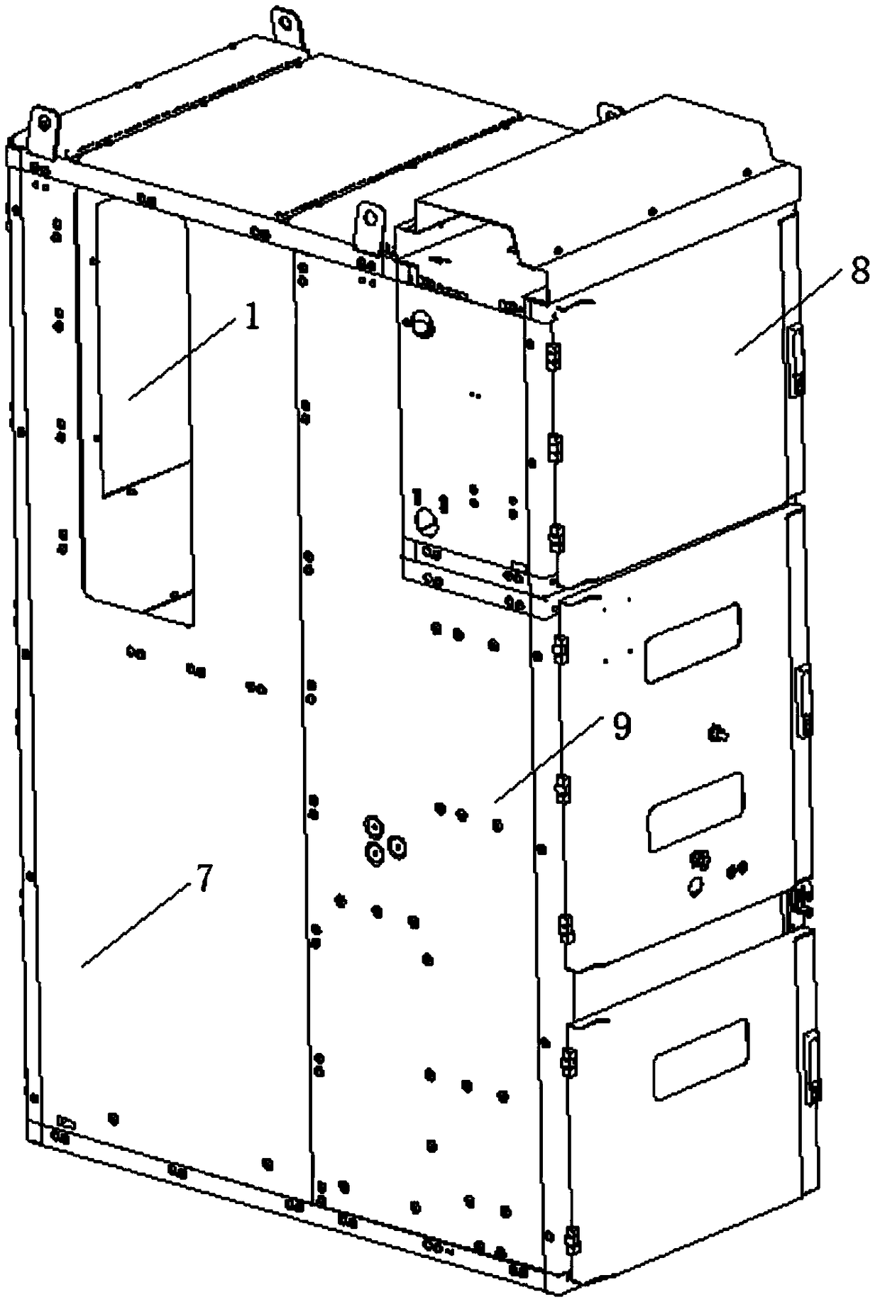 Medium voltage switch cabinet