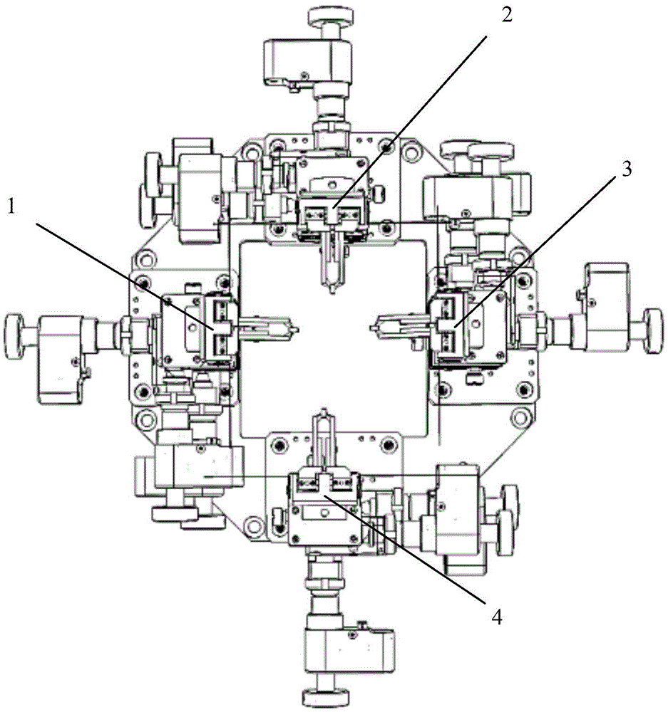 Nanometer device assembling device