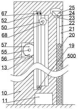 Gate for hydraulically cleaning silt and garbage