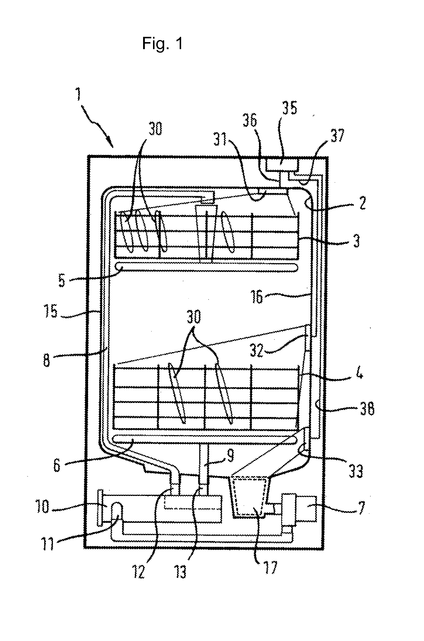 Method for detecting the load of items to be washed, and dishwasher machine