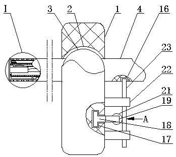 Adjustable probe of semiconductor laser treatment instrument
