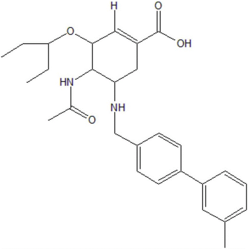 Neuraminidase inhibitor and preparation method thereof