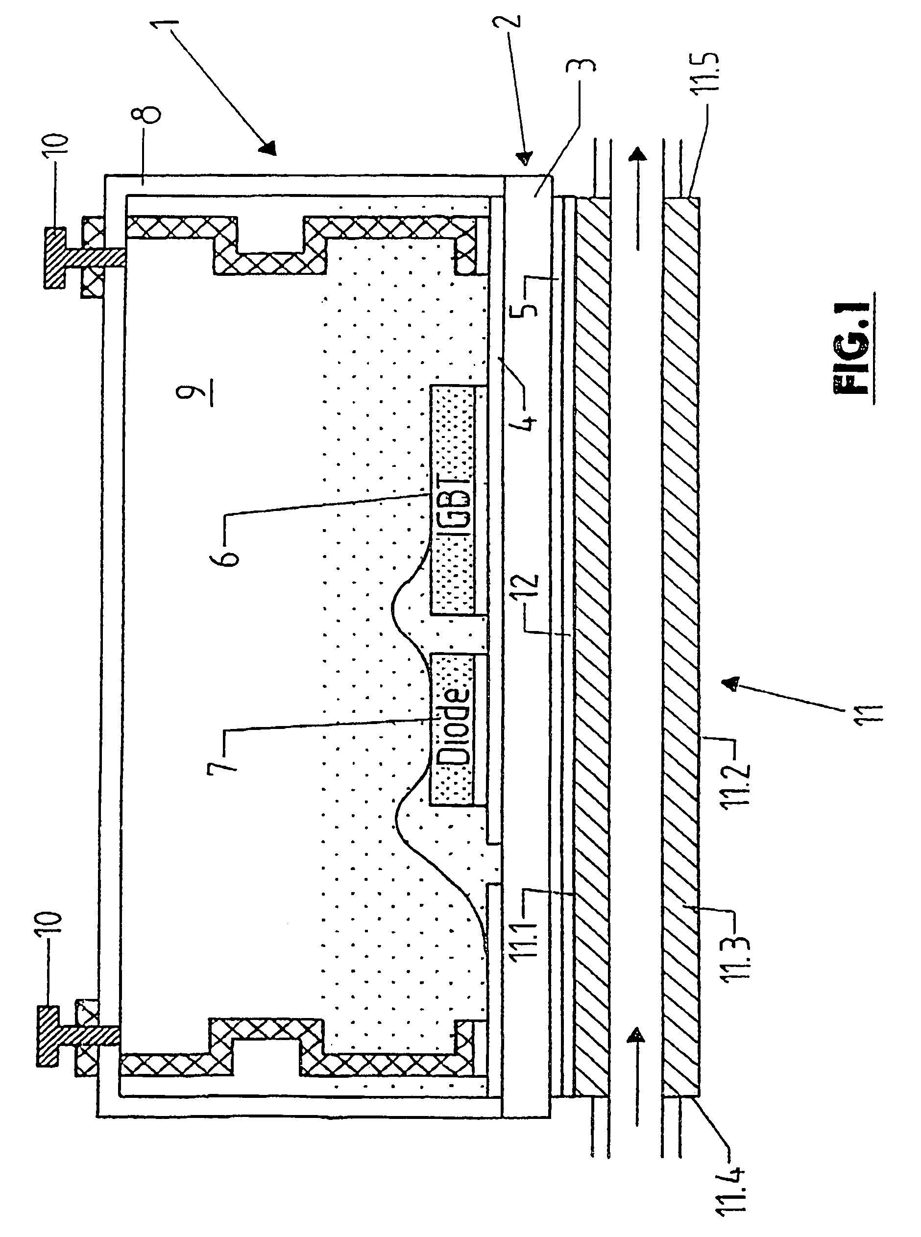 Heat sink and assembly or module unit