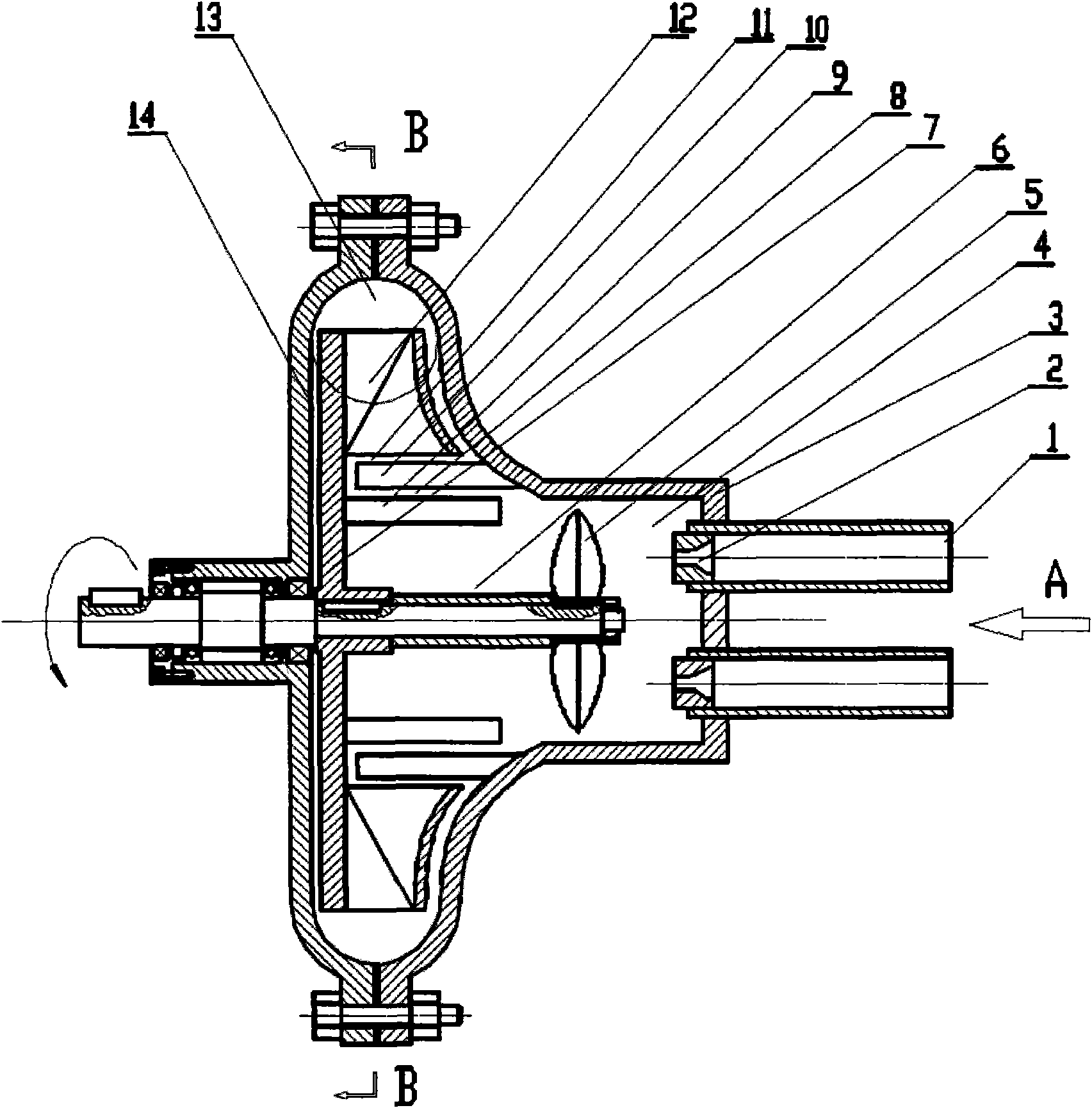 Fluid continuous reactor and application thereof